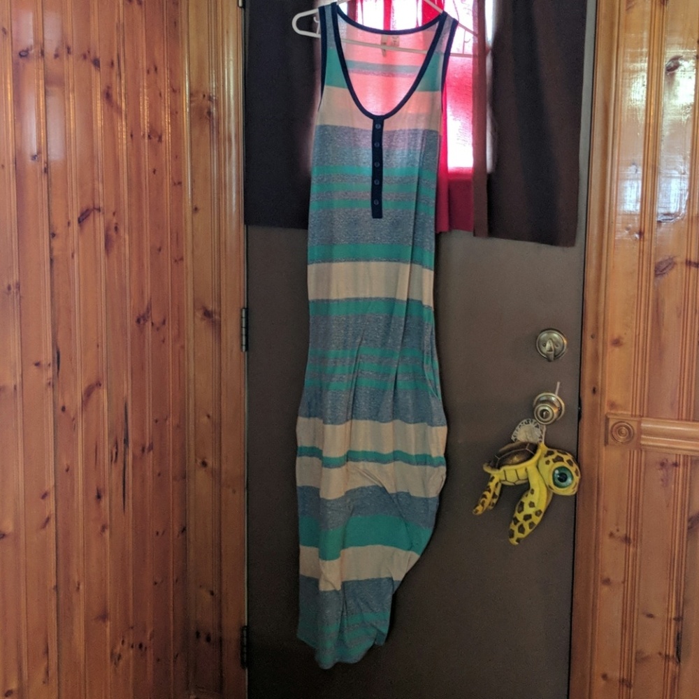 Striped maxi dress